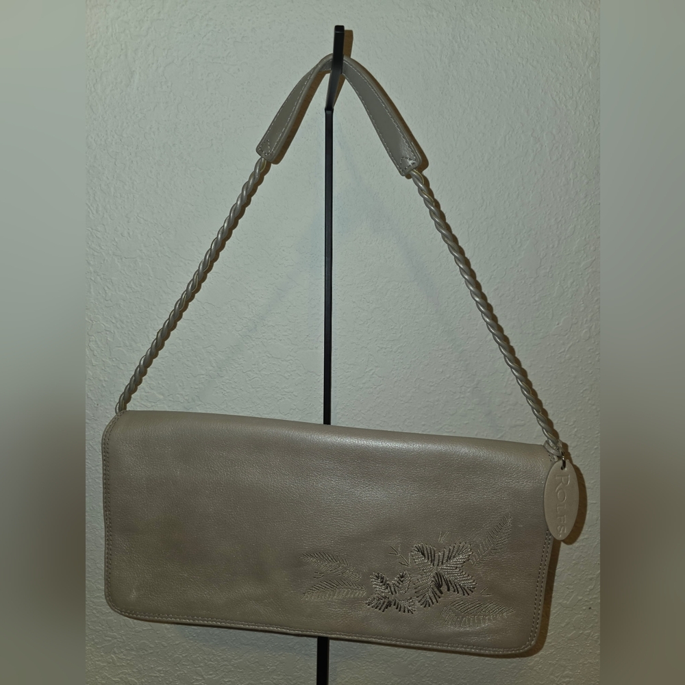 1980s Vintage Rolfs leather handbag